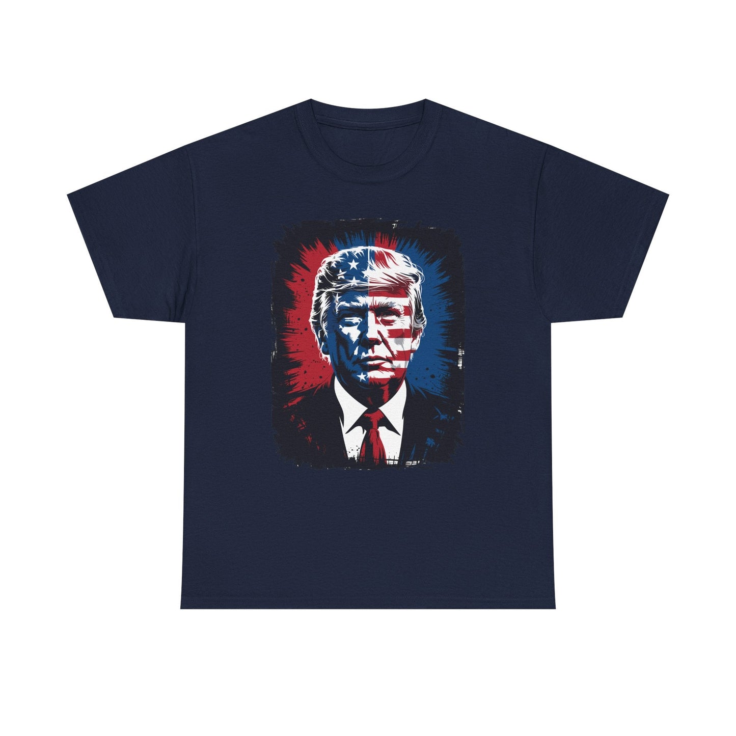 President Trump Portrait 4th July T-Shirt