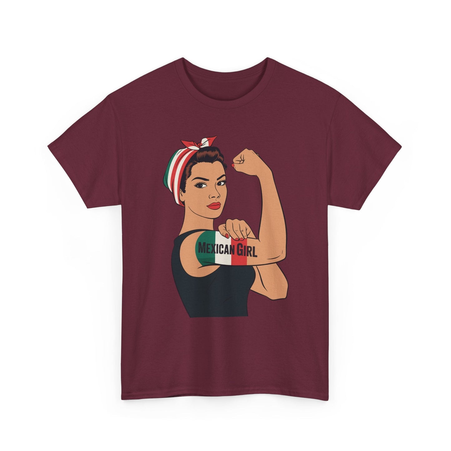 Mexican Girl Mujer Rosie Riveter Cinco De Mayo Fiesta T-Shirt Women