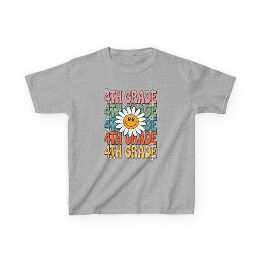 Groovy 4th Grade Back To School First Day of Fourth Grade T-Shirt