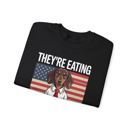 They're Eating the Dogs Trump Hot Dog Sweatshirt