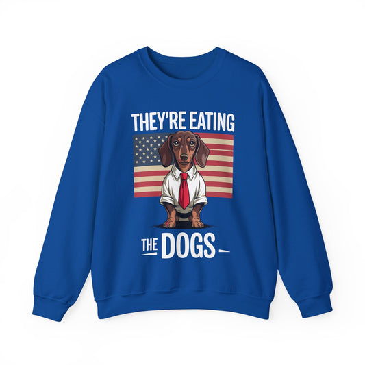 They're Eating the Dogs Trump Hot Dog Sweatshirt