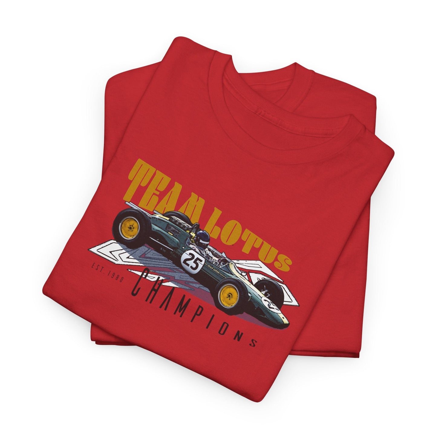 Team Lotus Champion Car T-Shirt Celebrate Racing Legacy and Speed