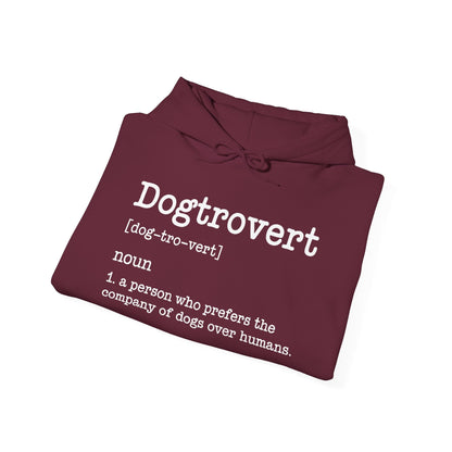 Dogtrovert Definition, Funny Dog Hoodie For Men Women