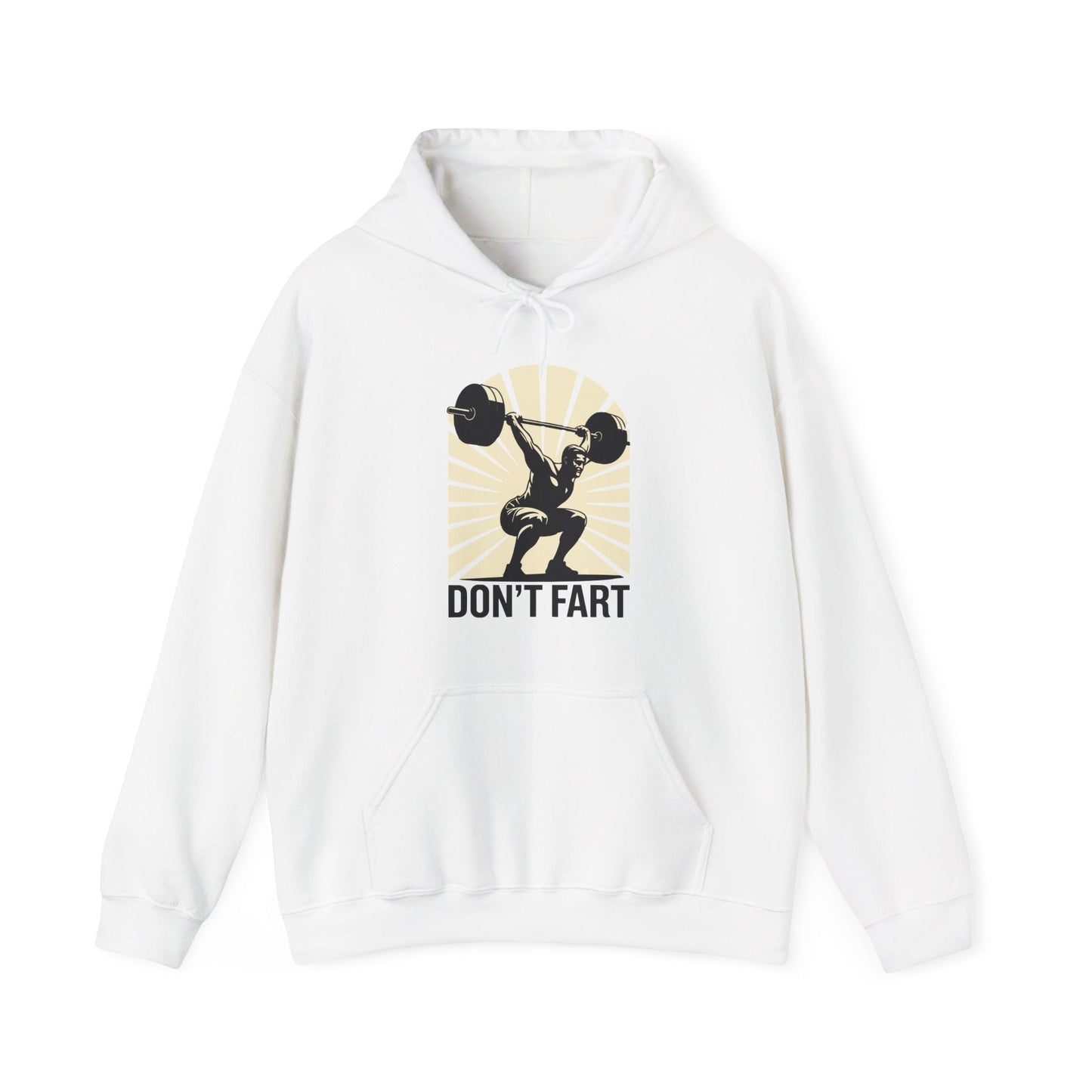 Don't Fart Fitness Gym Workout Weights Squat Humor Hoodie
