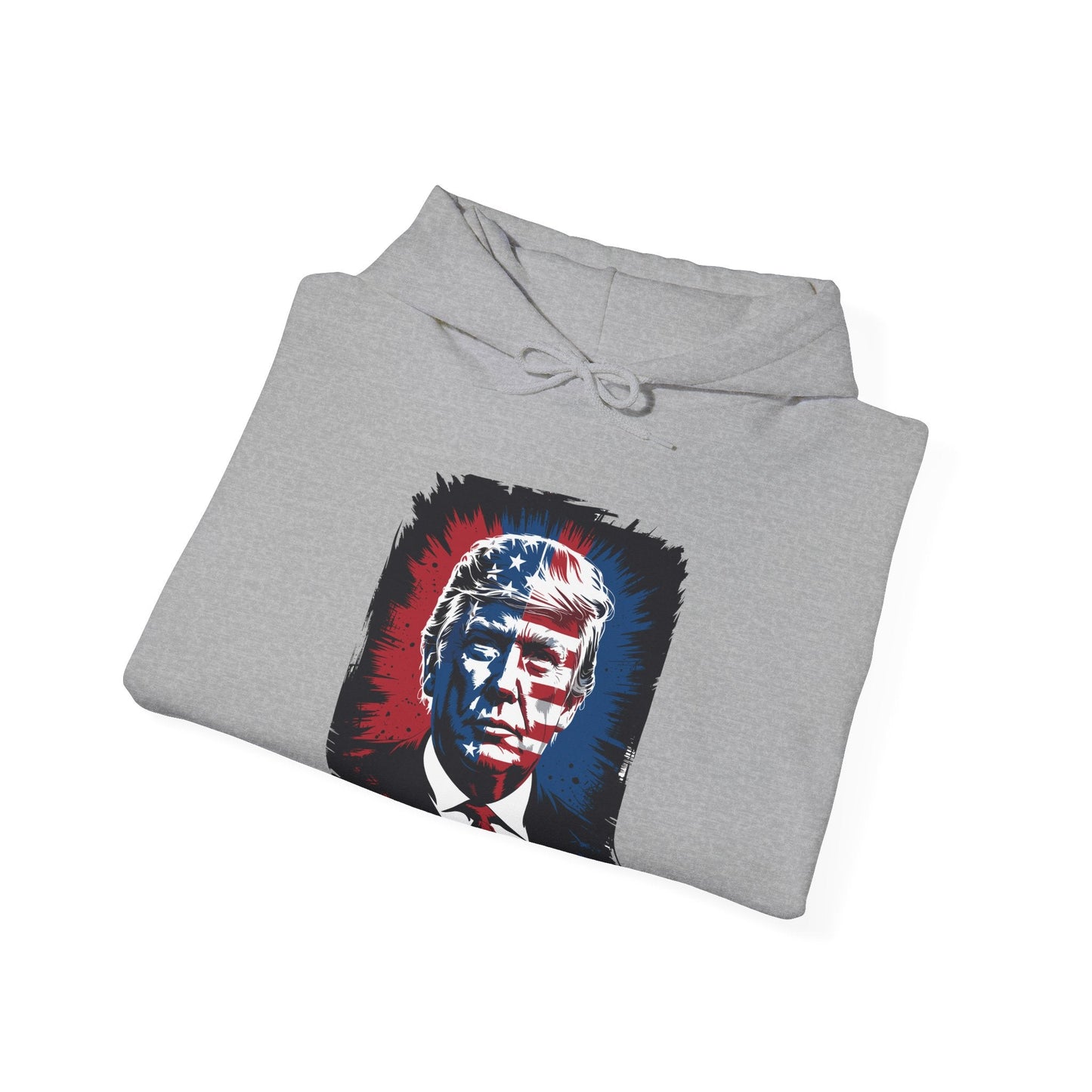 President Trump Portrait 4th July Hoodie