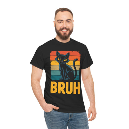 Funny Cat Bruh For Teens Boys Girls Men Women Meme Graphic T-Shirt