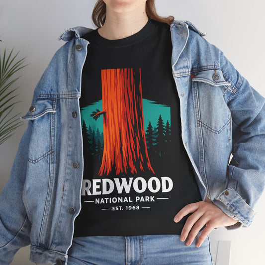 Redwood National Park Est 1968 Forest Tree Nature T-Shirt