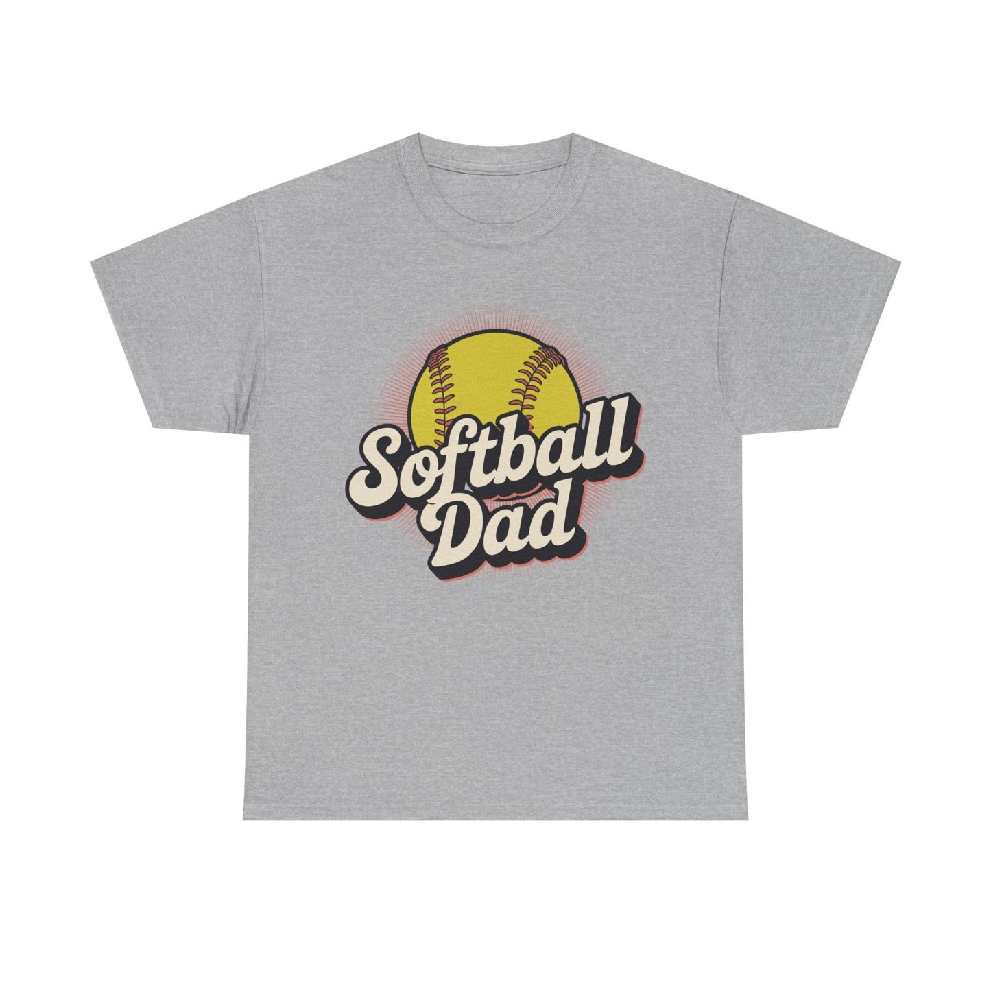 Funny Fathers Day Softball Dad Gift From Daughter Son Wife T-Shirt
