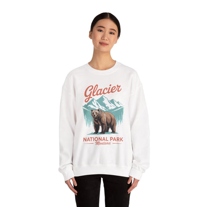 Glacier National Park retro Sweatshirt