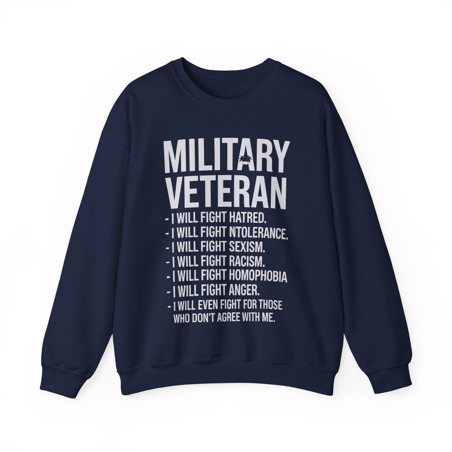Military Veterans Against Trump 2025 Fight USA Election Sweatshirt