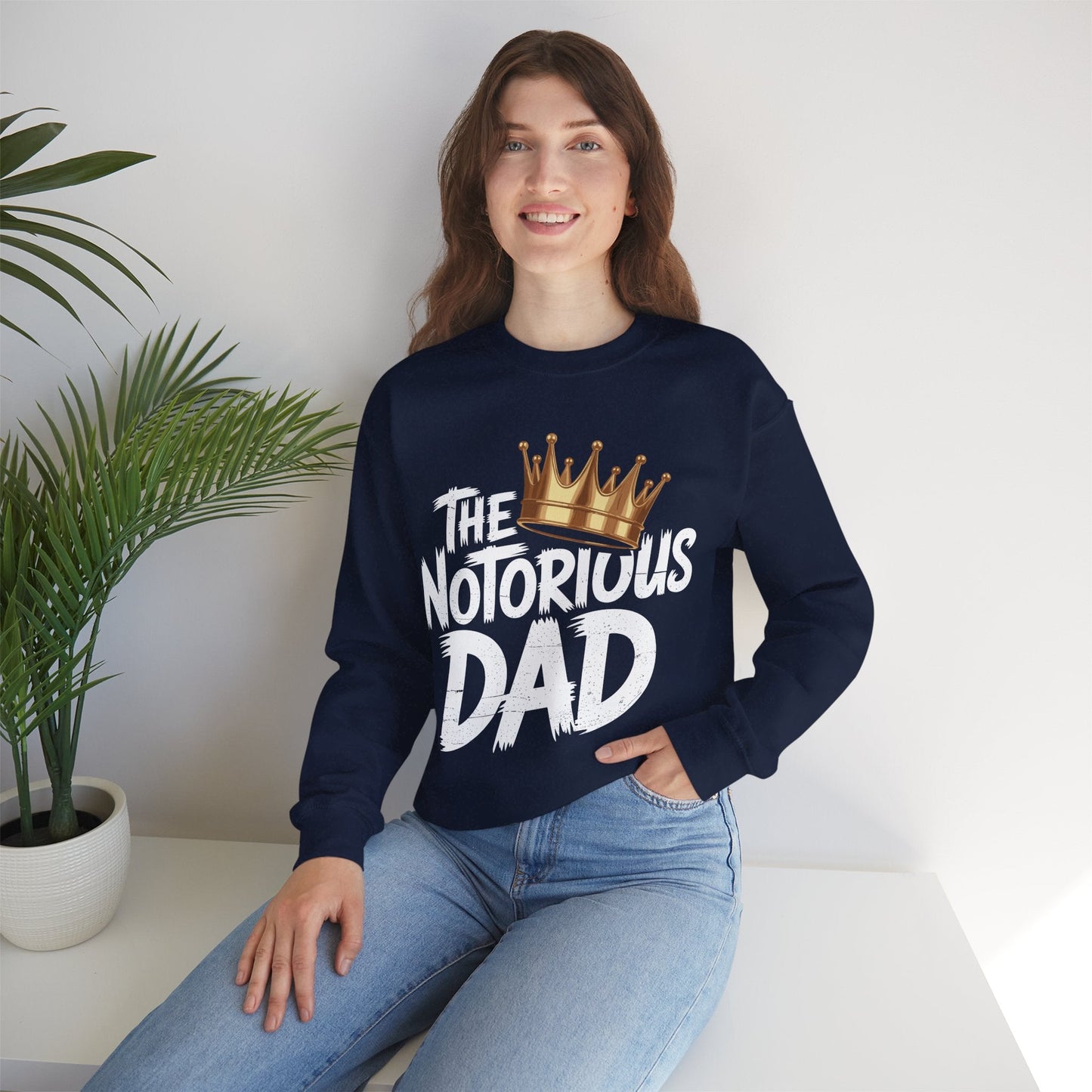 Old School Funny Hip Hop Fathers Day Notorious Dad Sweatshirt