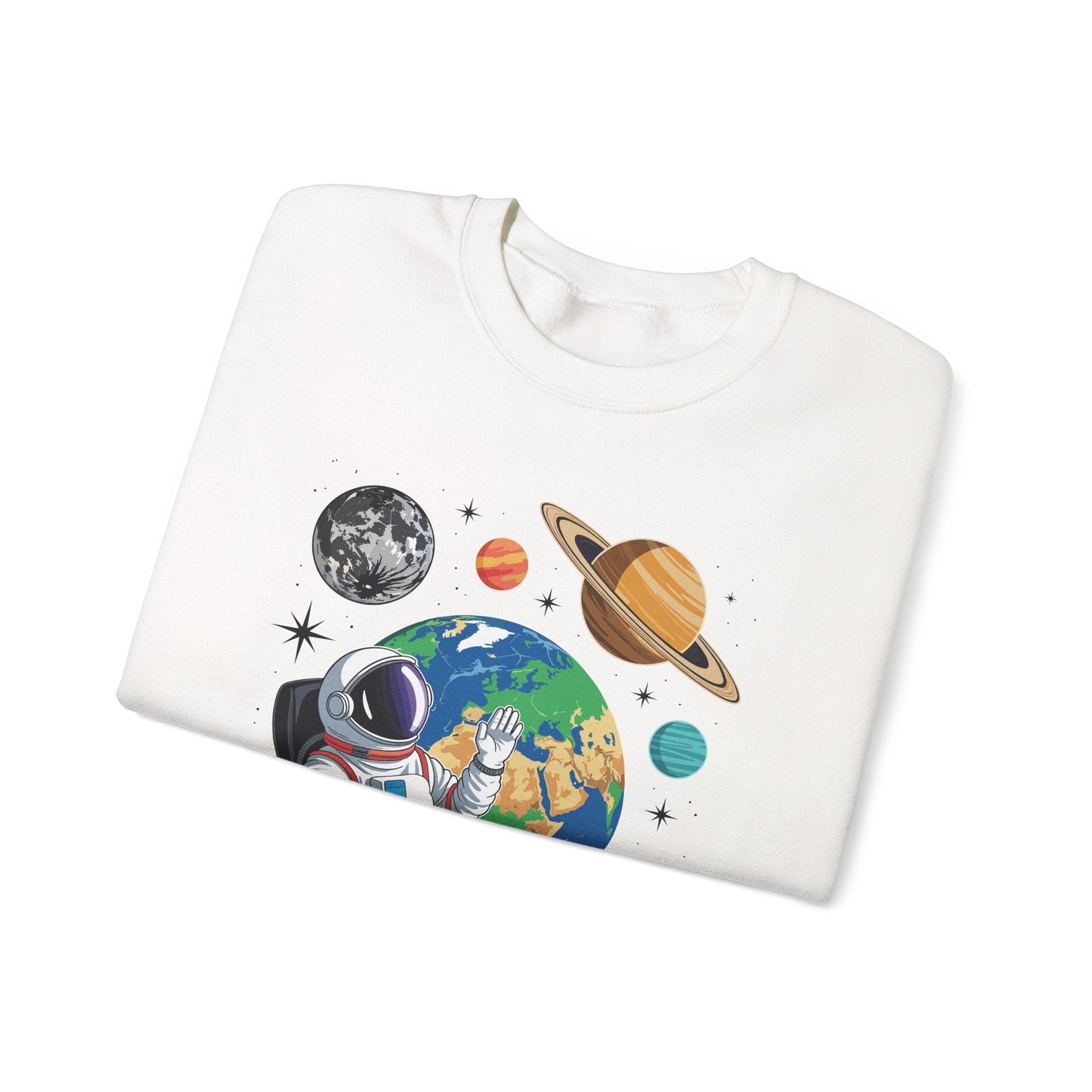 Astronaut Gamer Space Gaming System Planets Sweatshirt