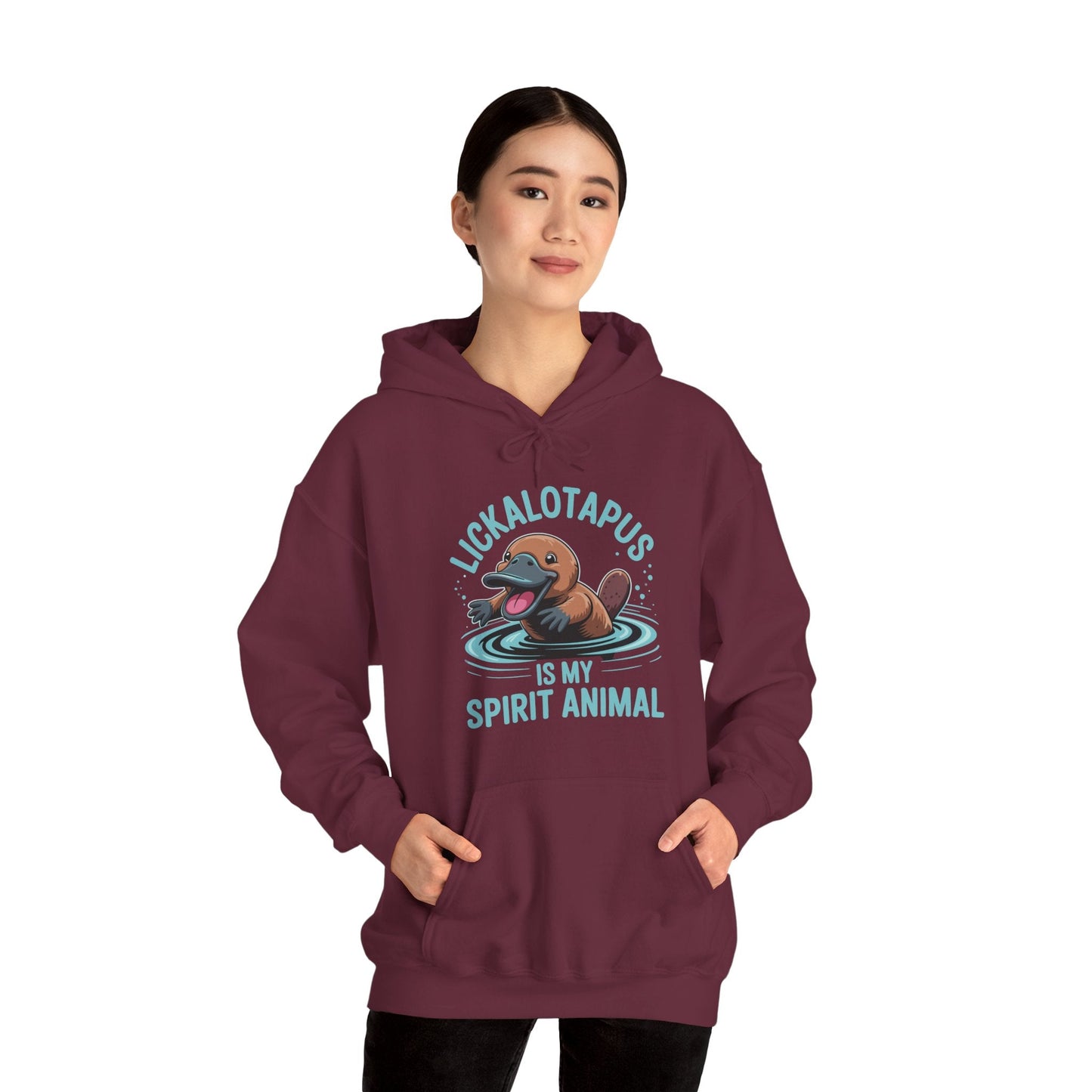 Vintage Funny Lickalottapus Is My Spirit Animal Lovers Meme Hoodie