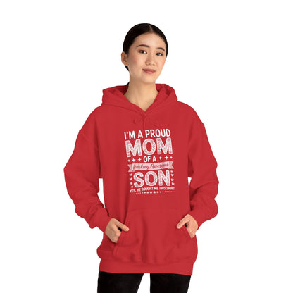 I'm A Proud Mom Hoodie Gift From Son To Mom Funny Mothers Day Hoodie