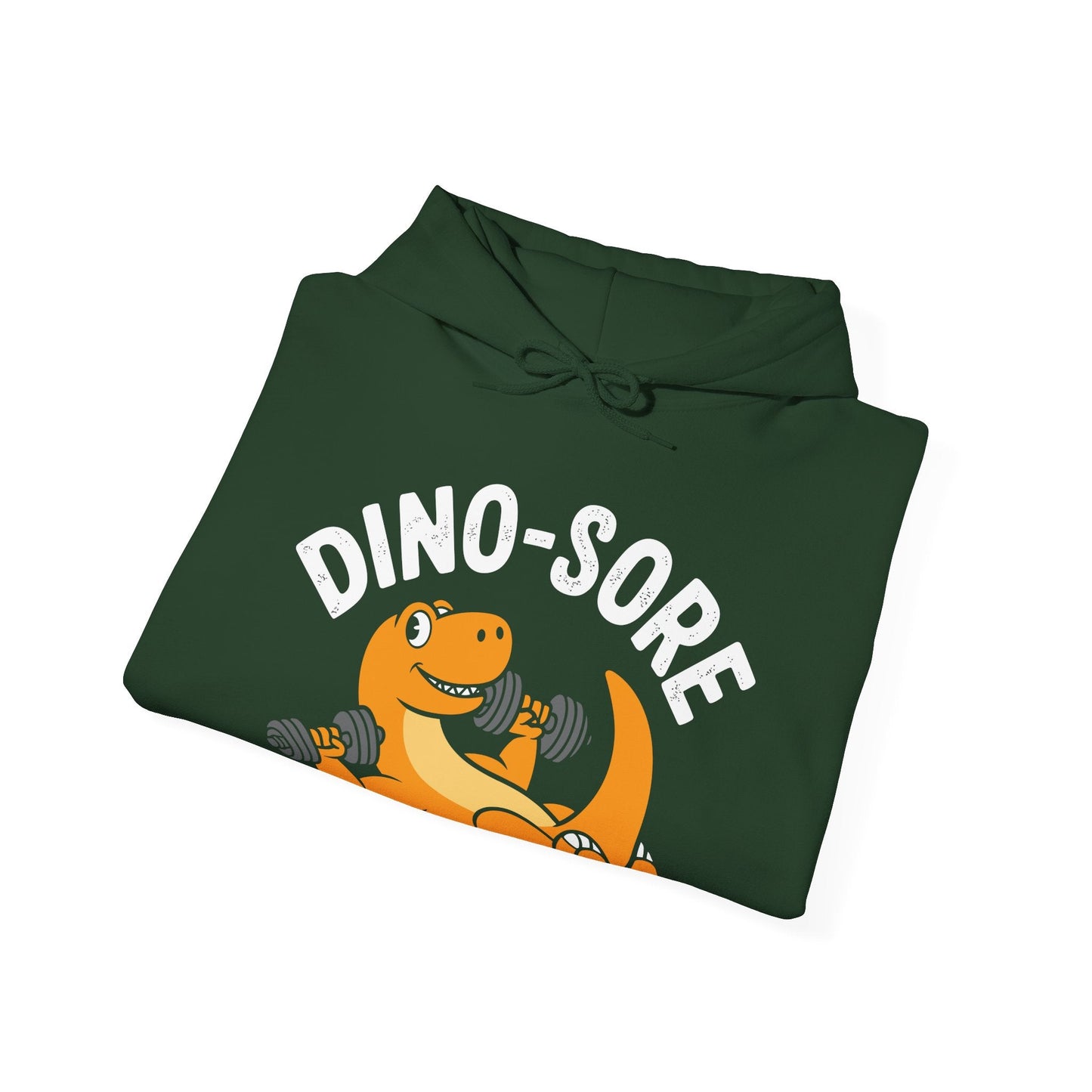 Gym Workout Dino Sore Exercise Fitness Boys Women Men Hoodie