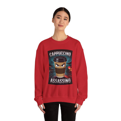 Cappuccino Assassino Coffee Lovers Italian Brainrot Meme Sweatshirt