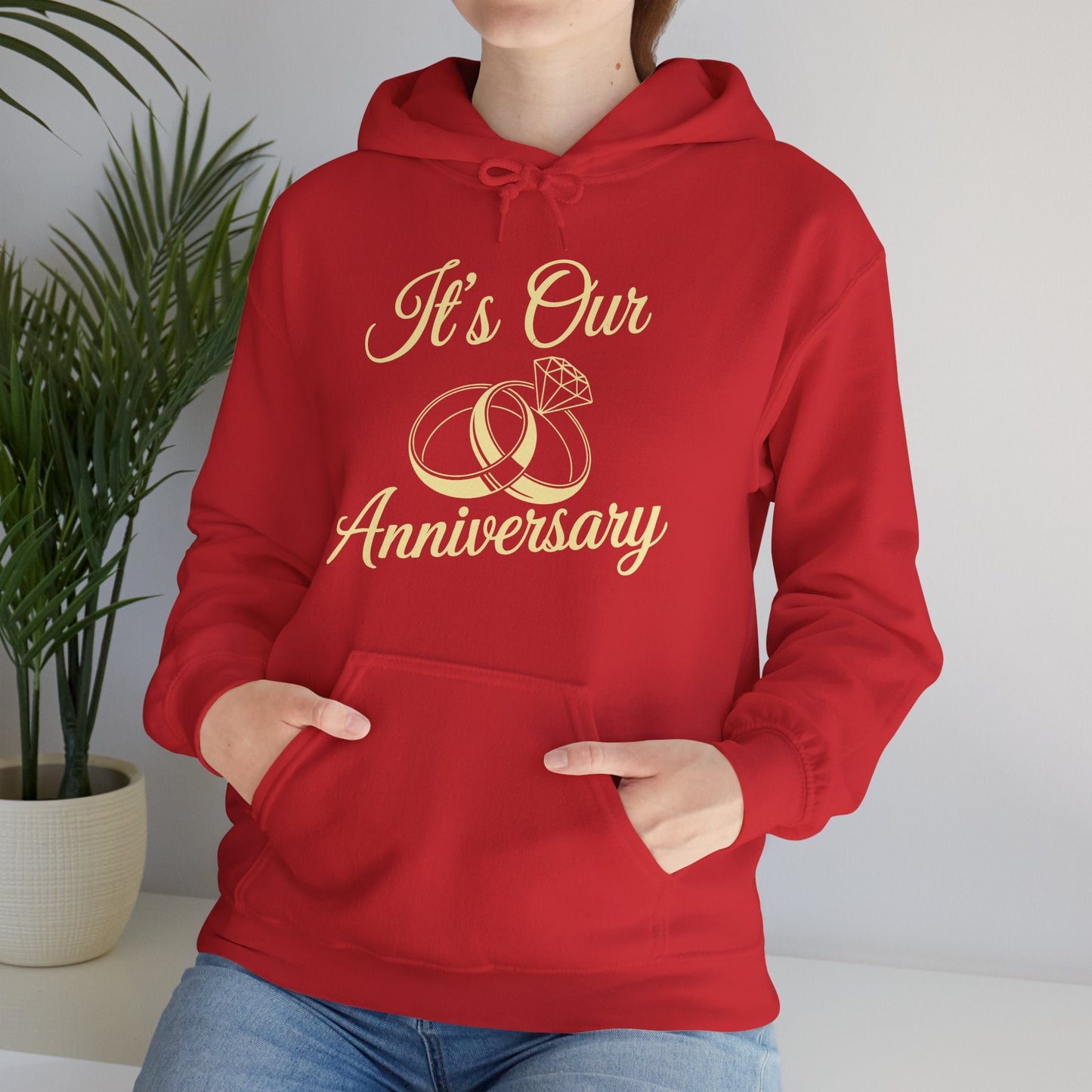 It's Our Anniversary Shirts for Married Couples Husband Wife Hoodie