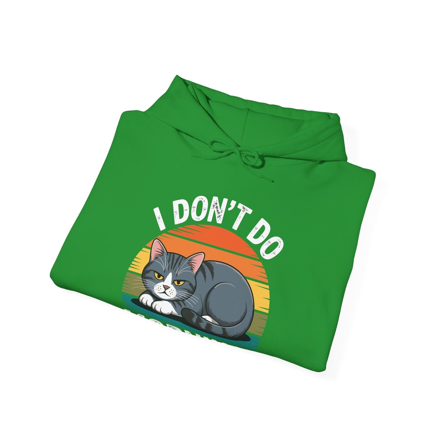 Funny Sleep Cat I Don't Do Morning Hoodie