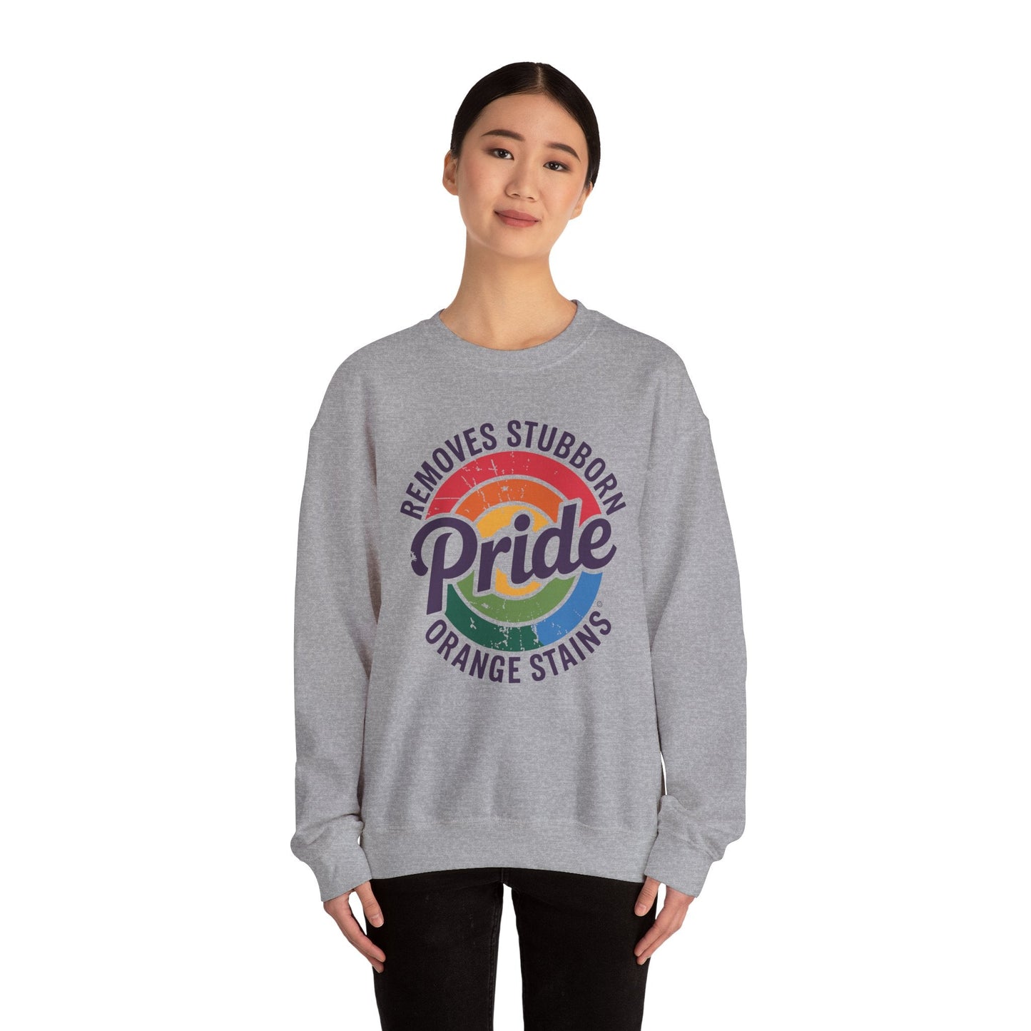 Resist Trump Remove Stubborn Orange Stains Pride Month LGBTQ Sweatshirt