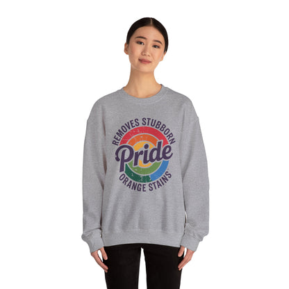 Resist Trump Remove Stubborn Orange Stains Pride Month LGBTQ Sweatshirt