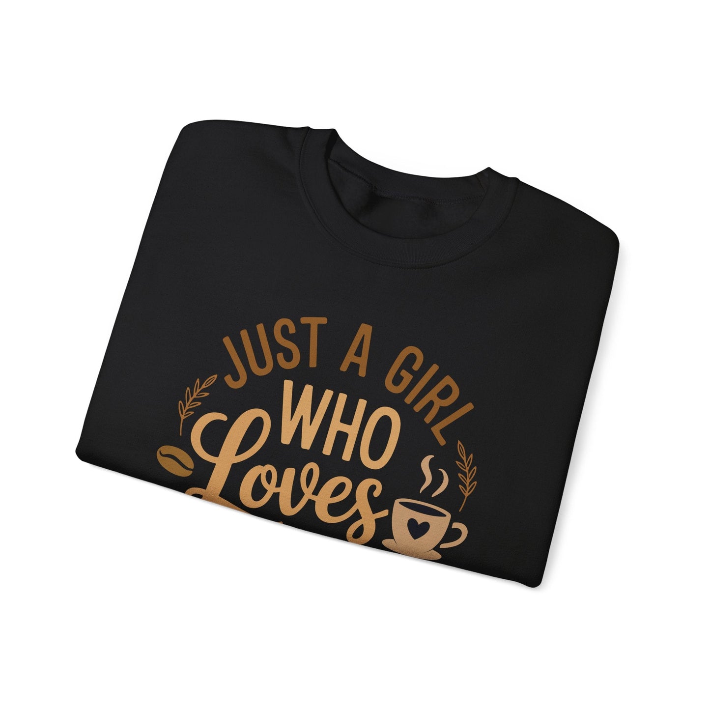 Just A Girl Who Loves Coffee Womens Coffee Lover Sweatshirt
