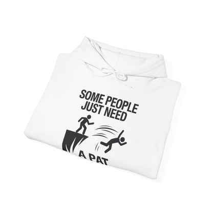 Funny Pat On The Back Adult Sarcastic Design Hoodie