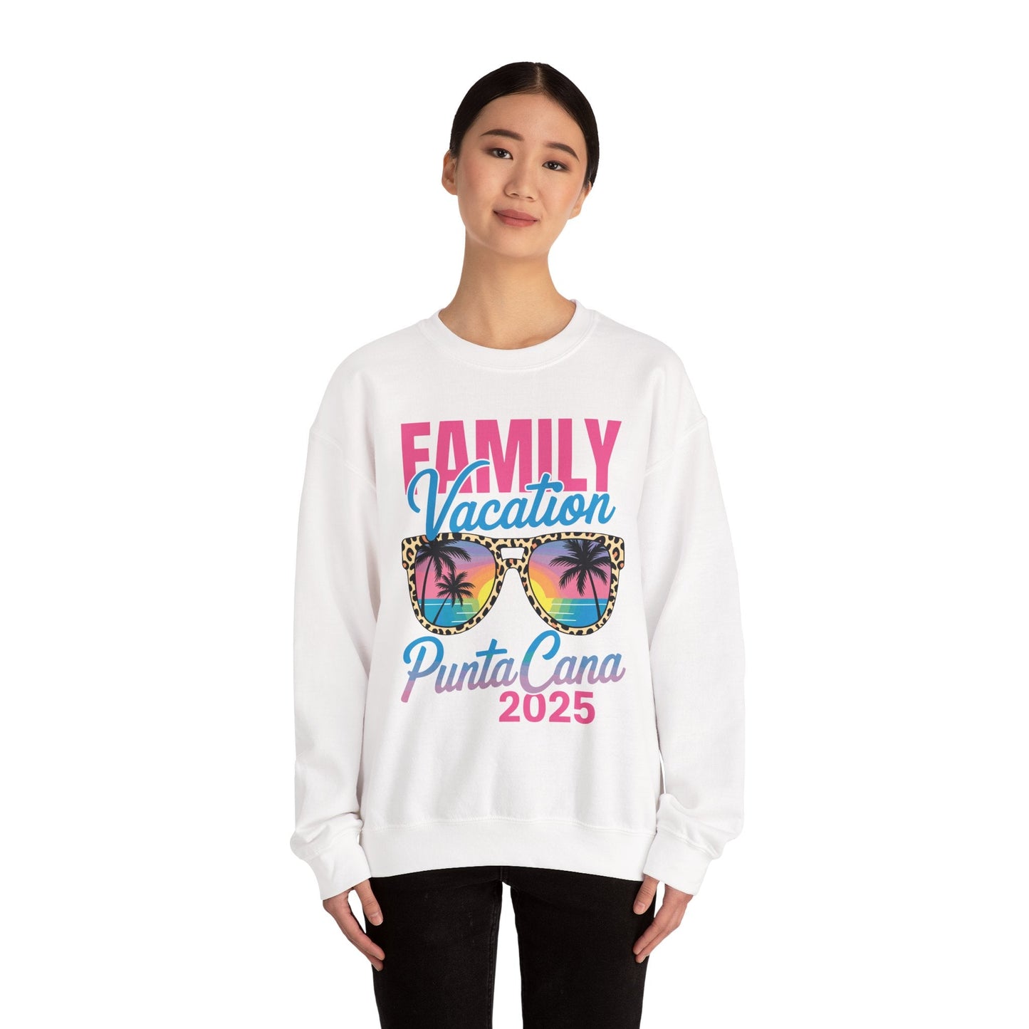 Family Vacation Punta Cana 2025 Matching Holiday Summer Sweatshirt