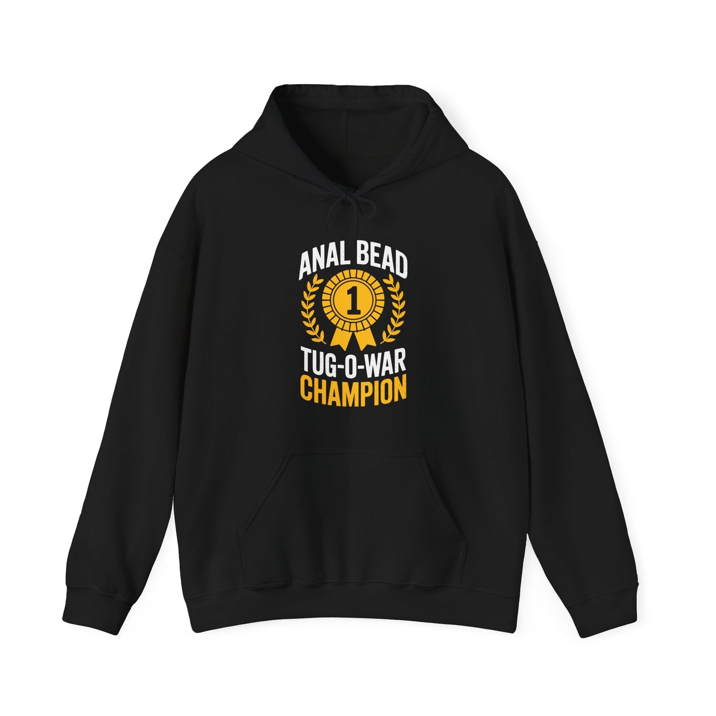 Funny Saying  Bead Tug O War Champion Adult Humor Hoodie for Men & Women