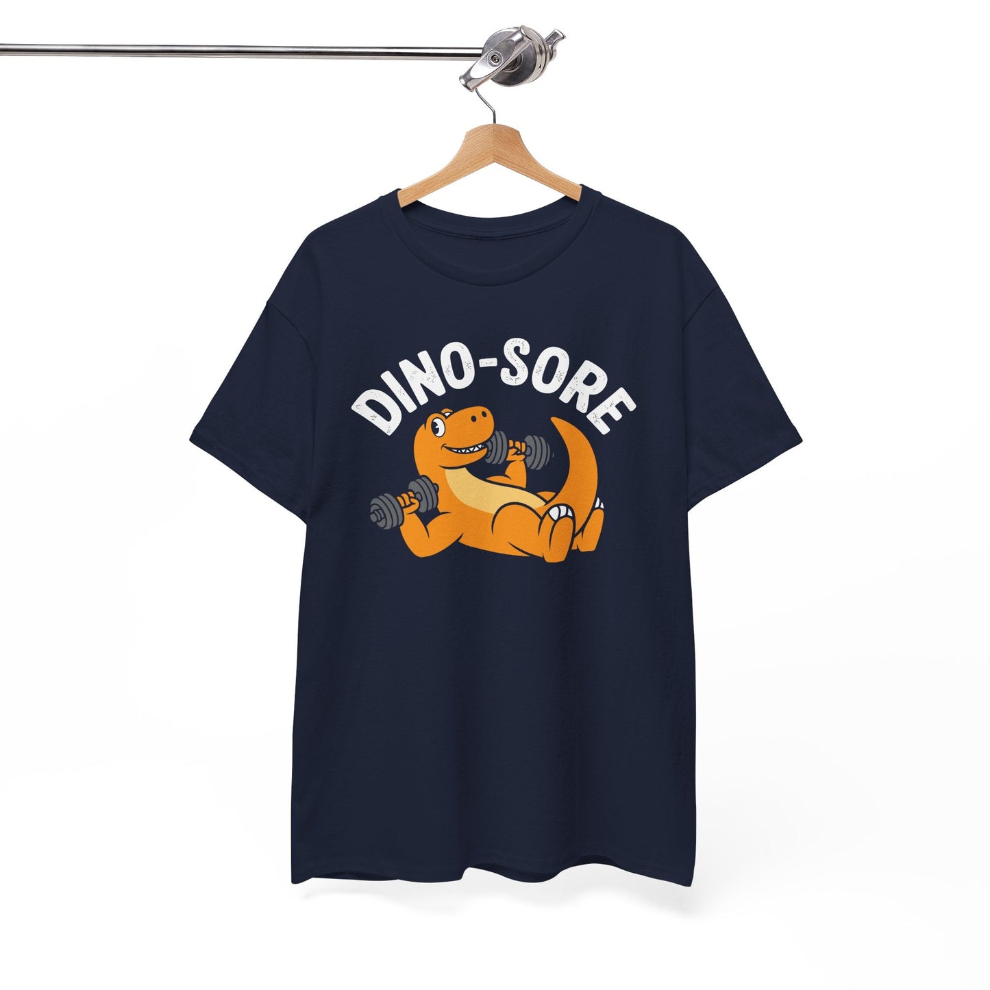 Gym Workout Dino Sore Exercise Fitness Boys Women Men T-Shirt