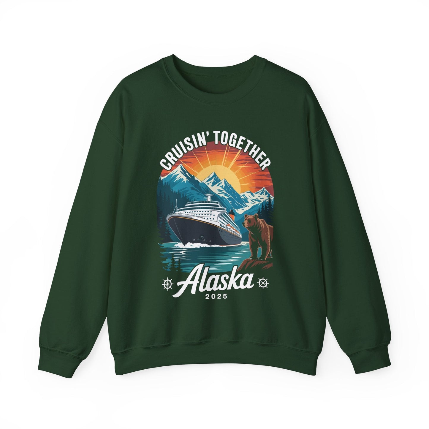 Cruisin Together Alaska 2025 Family Friend Alaska Cruise Sweatshirt