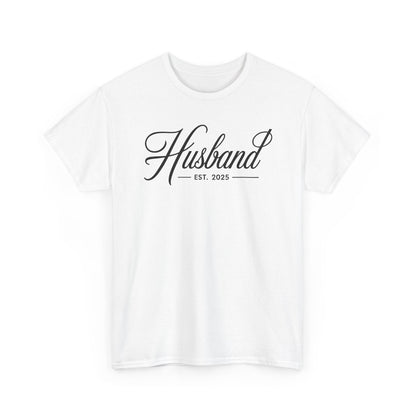 Couples Gifts For Husband And Wife Matching Husband Est 2025 Just Married Honeymoon Wedding T-Shirt