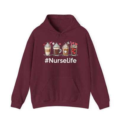 Nurse Life Funny Coffee Nurses Fuel Registered Nurse Medical Hoodie