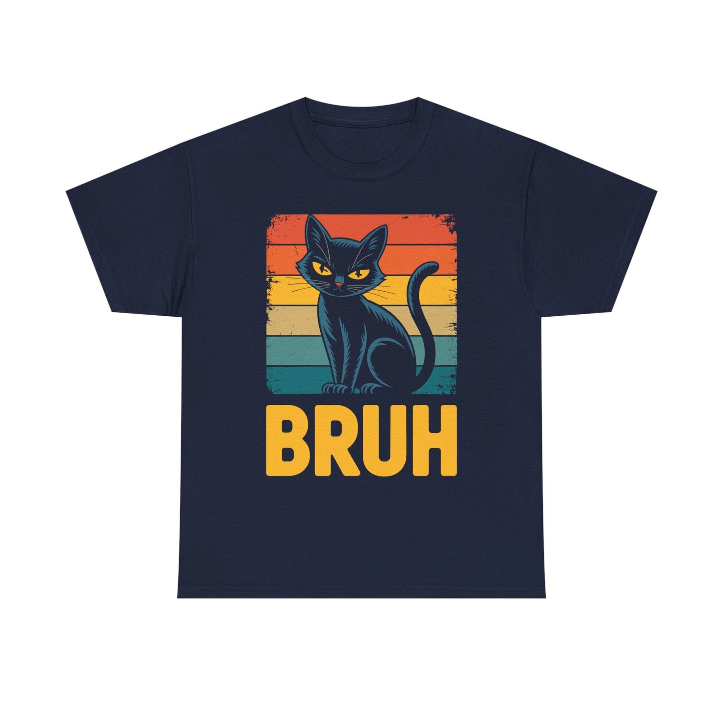 Funny Cat Bruh For Teens Boys Girls Men Women Meme Graphic T-Shirt