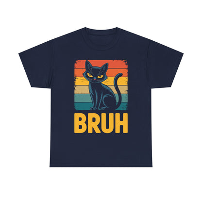 Funny Cat Bruh For Teens Boys Girls Men Women Meme Graphic T-Shirt