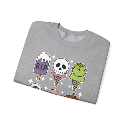 Horror Movie Summer Popsicle Halloween Ice Cream Summer-ween Sweatshirt for Men Women
