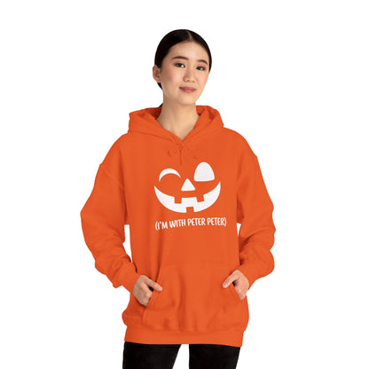 Im With Peter Couple Halloween Adult Eater Pumpkin Hoodie