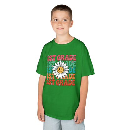 Groovy 1st Grade Back To School First Day of First Grade T-Shirt
