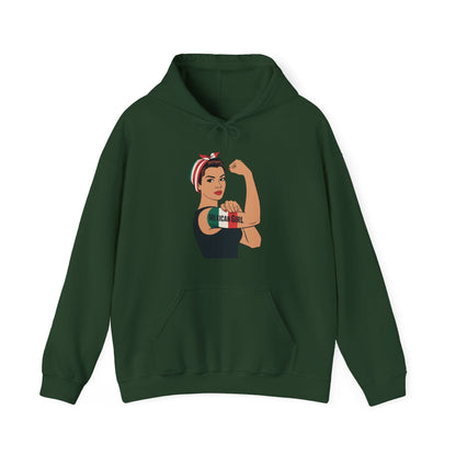 Mexican Girl Mujer Rosie Riveter Cinco De Mayo Fiesta Women Hoodie