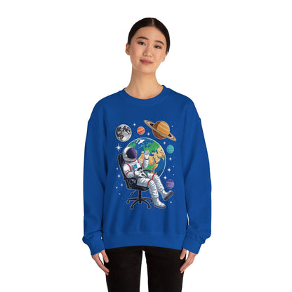 Astronaut Gamer Space Gaming System Planets Sweatshirt