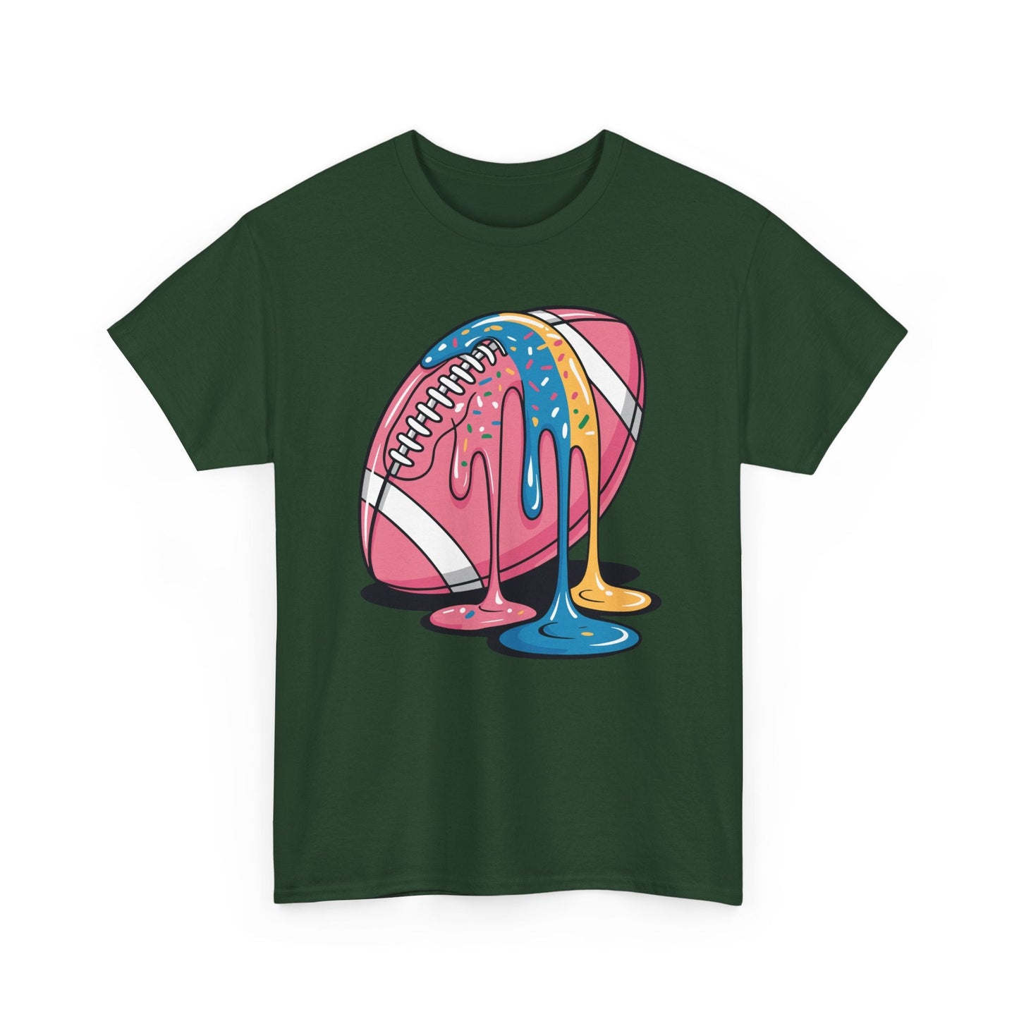Football Drip For Lineman WR QB RB Ice Cream Sprinkles T-Shirt