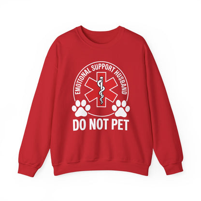 Emotional Support Husband Do Not Pet Sweatshirt