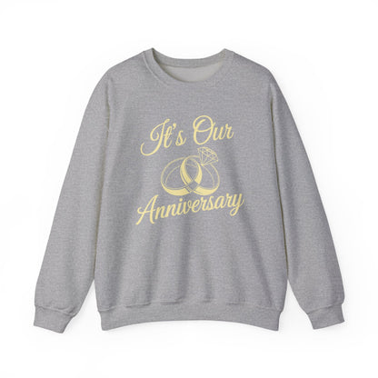 It's Our Anniversary Shirts for Married Couples Husband Wife Sweatshirt