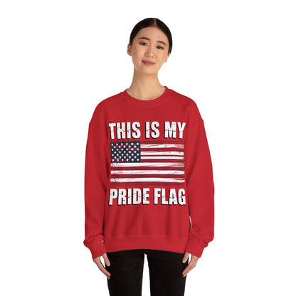This Is My Pride Flag USA American 4th of July Patriotic Sweatshirt