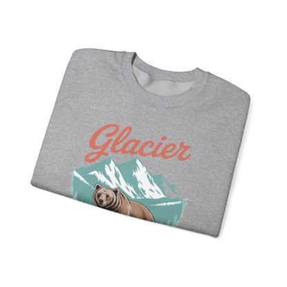 Glacier National Park retro Sweatshirt