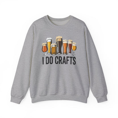 Craft Beer Vintage I Do Crafts Home Brew Art Sweatshirt