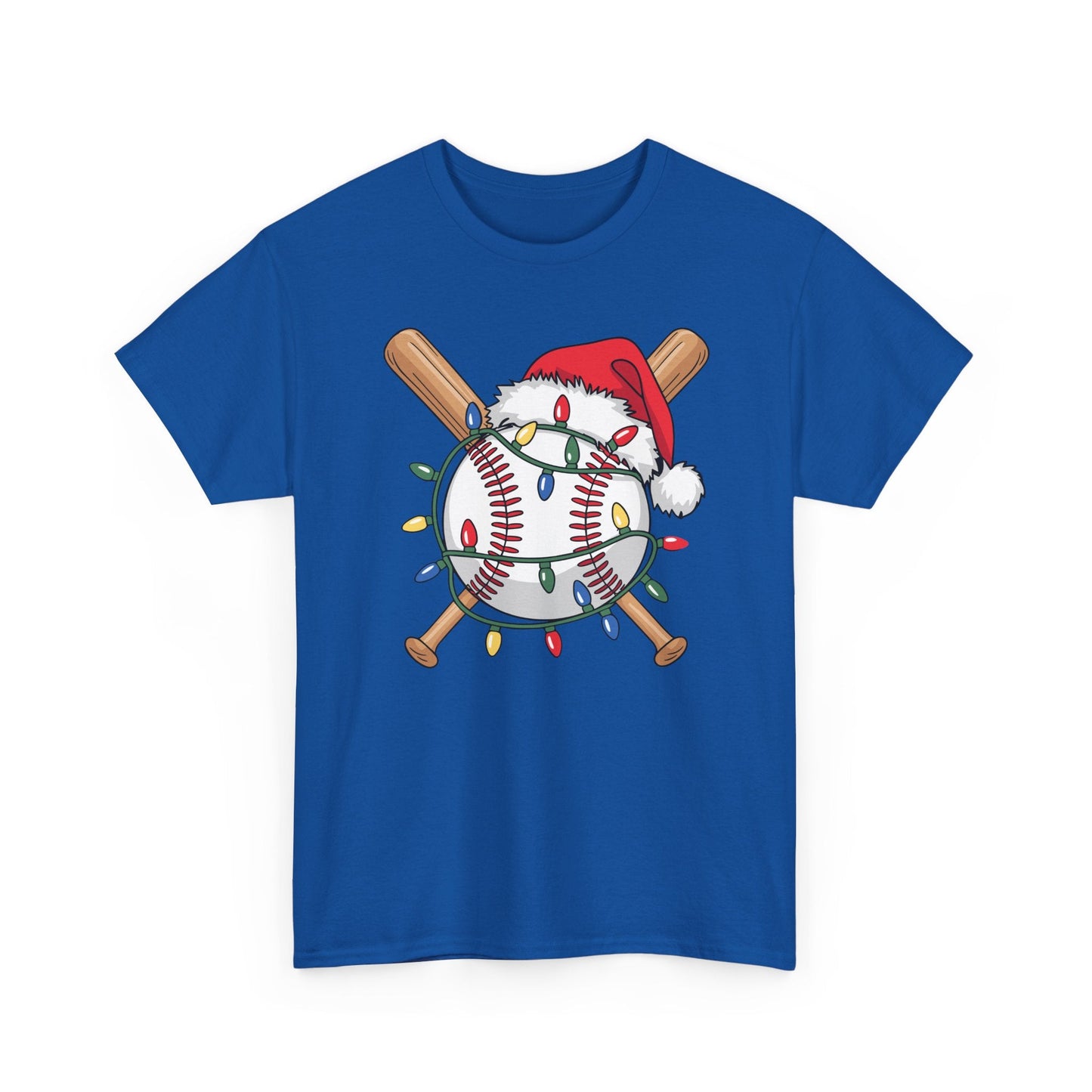 Santa Sports Design For Men Boys Christmas Baseball Player T-Shirt