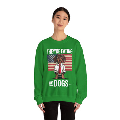 They're Eating the Dogs Trump Hot Dog Sweatshirt