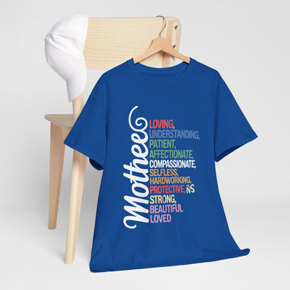 MOTHER Meaning Shirt I Love Mom Mothers Day T-Shirt