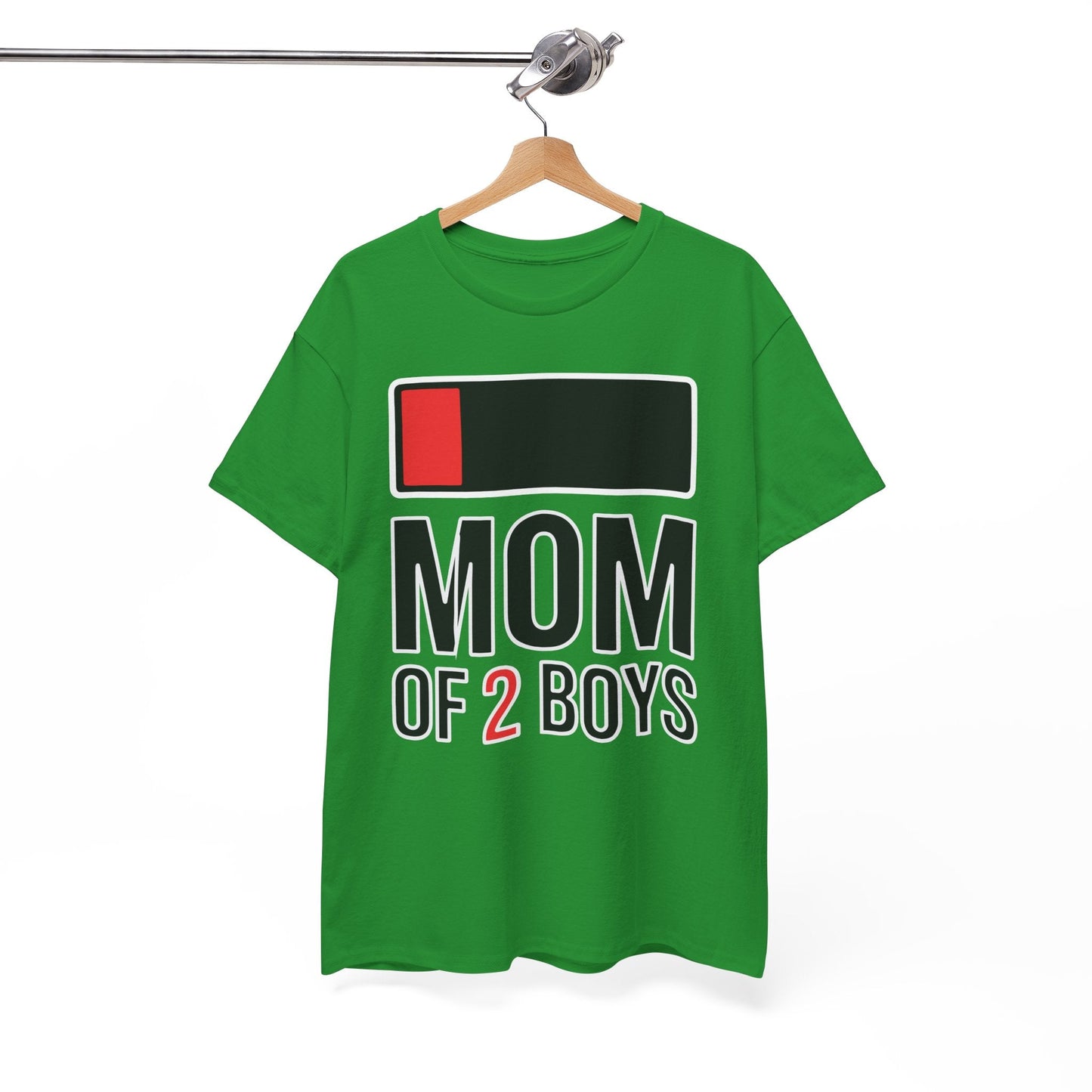 Mom of 2 Boys Gift from Son Mothers Day Birthday Women T-Shirt