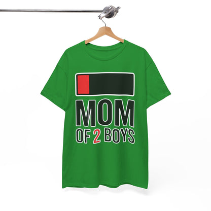 Mom of 2 Boys Gift from Son Mothers Day Birthday Women T-Shirt